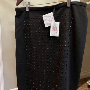 Calvin Klein black beaded skirt (size 10)